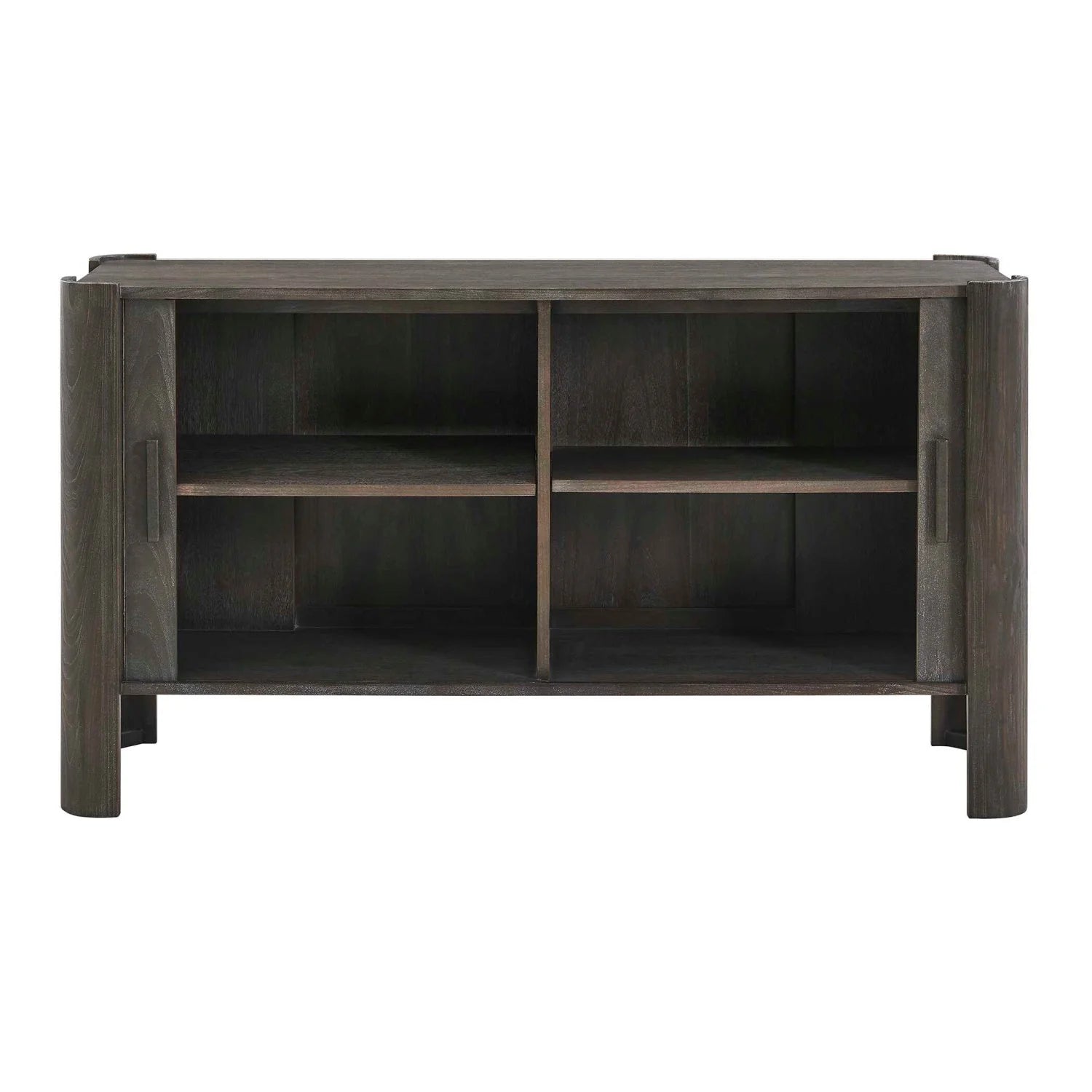 Luxury Modern Gray Wood Sliding Door Cabinet European Style for Villa