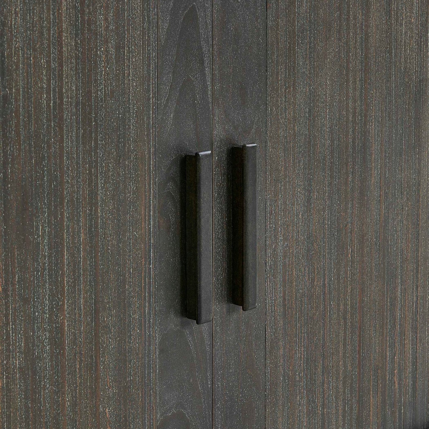 Luxury Modern Gray Wood Sliding Door Cabinet European Style for Villa