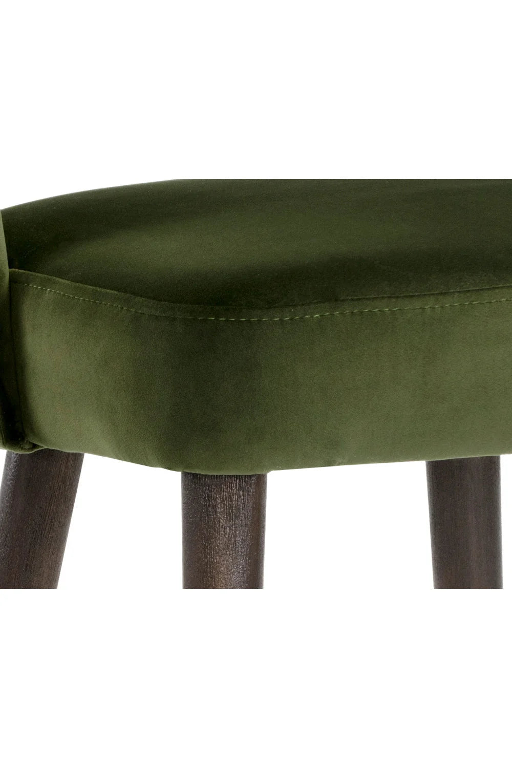 Luxury Modern Green Velvet Counter Stool European Style for Villa