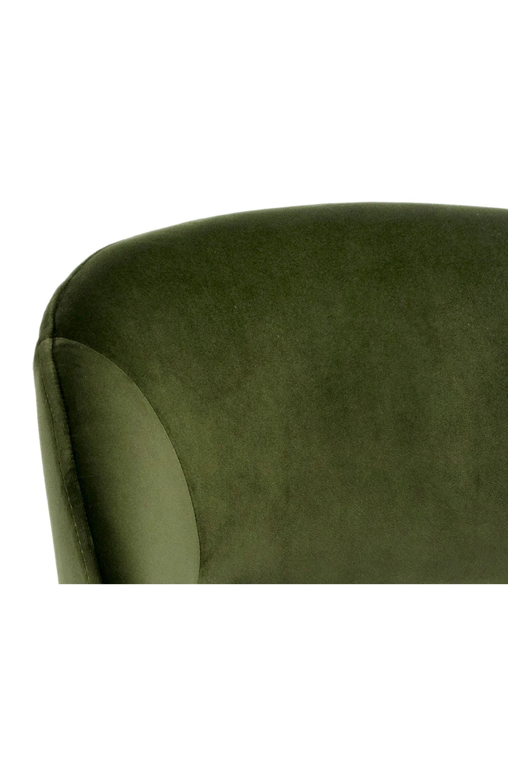 Luxury Modern Green Velvet Counter Stool European Style for Villa