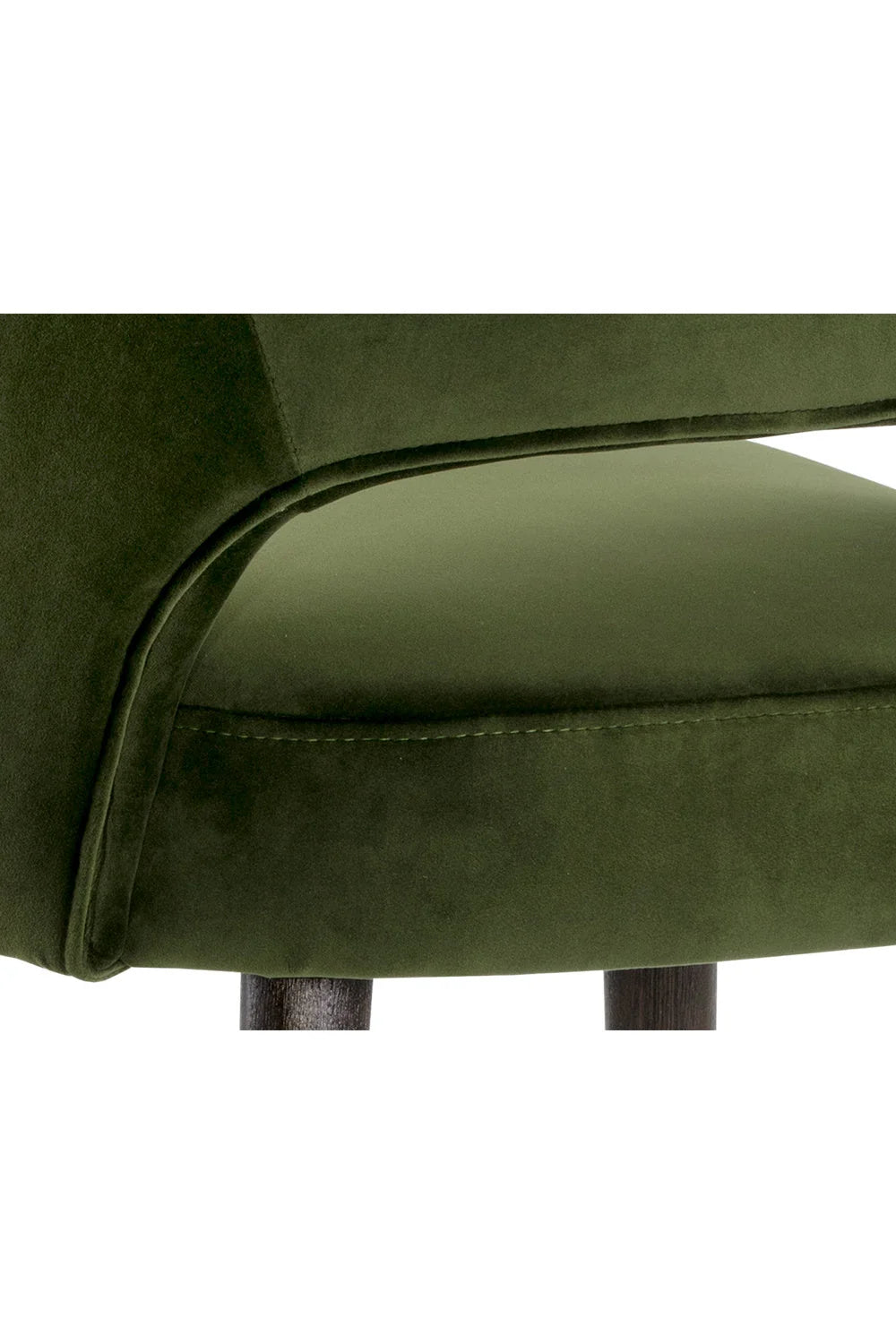 Luxury Modern Green Velvet Counter Stool European Style for Villa