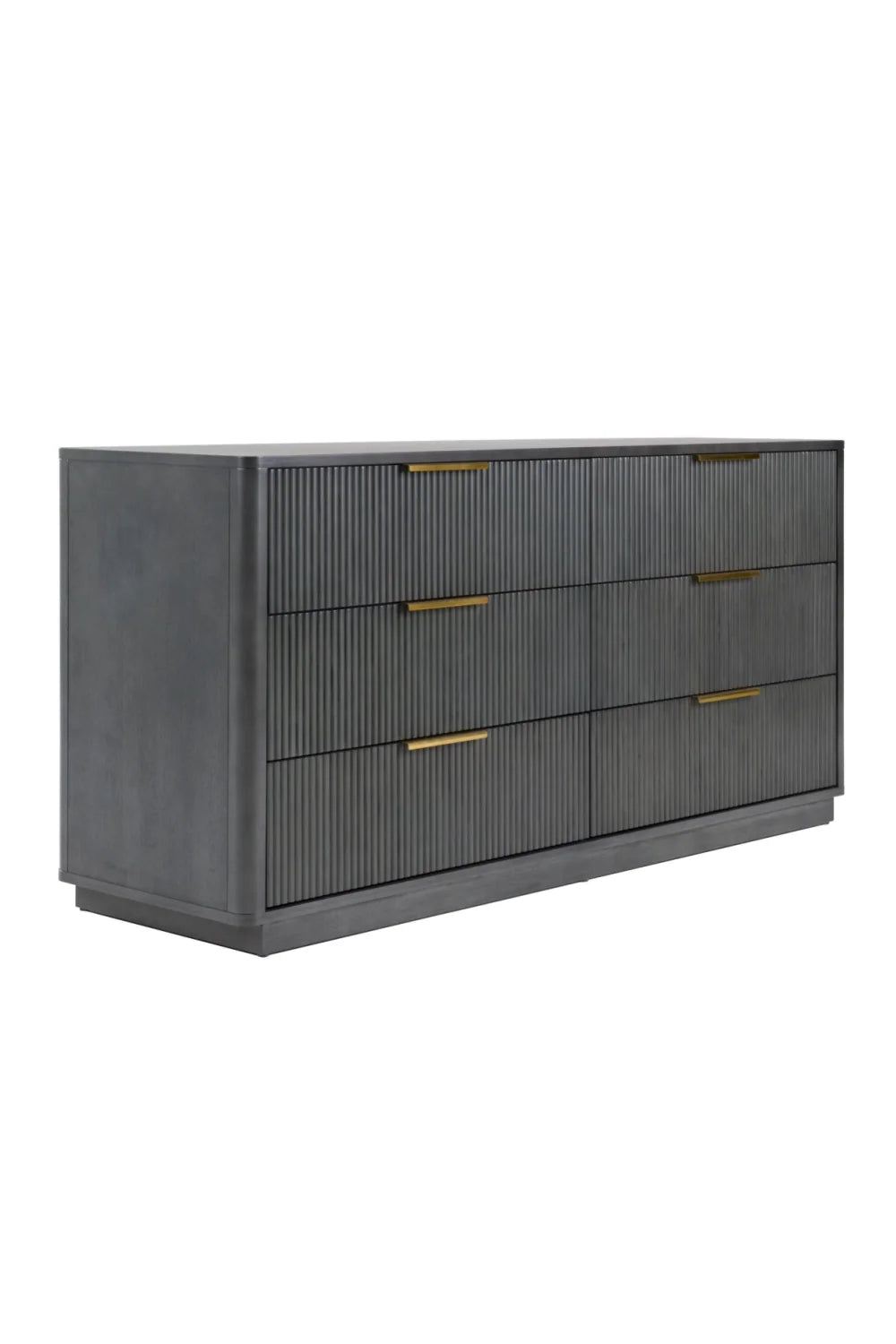 Luxury Modern Grey Wash Dresser European Style for Villa