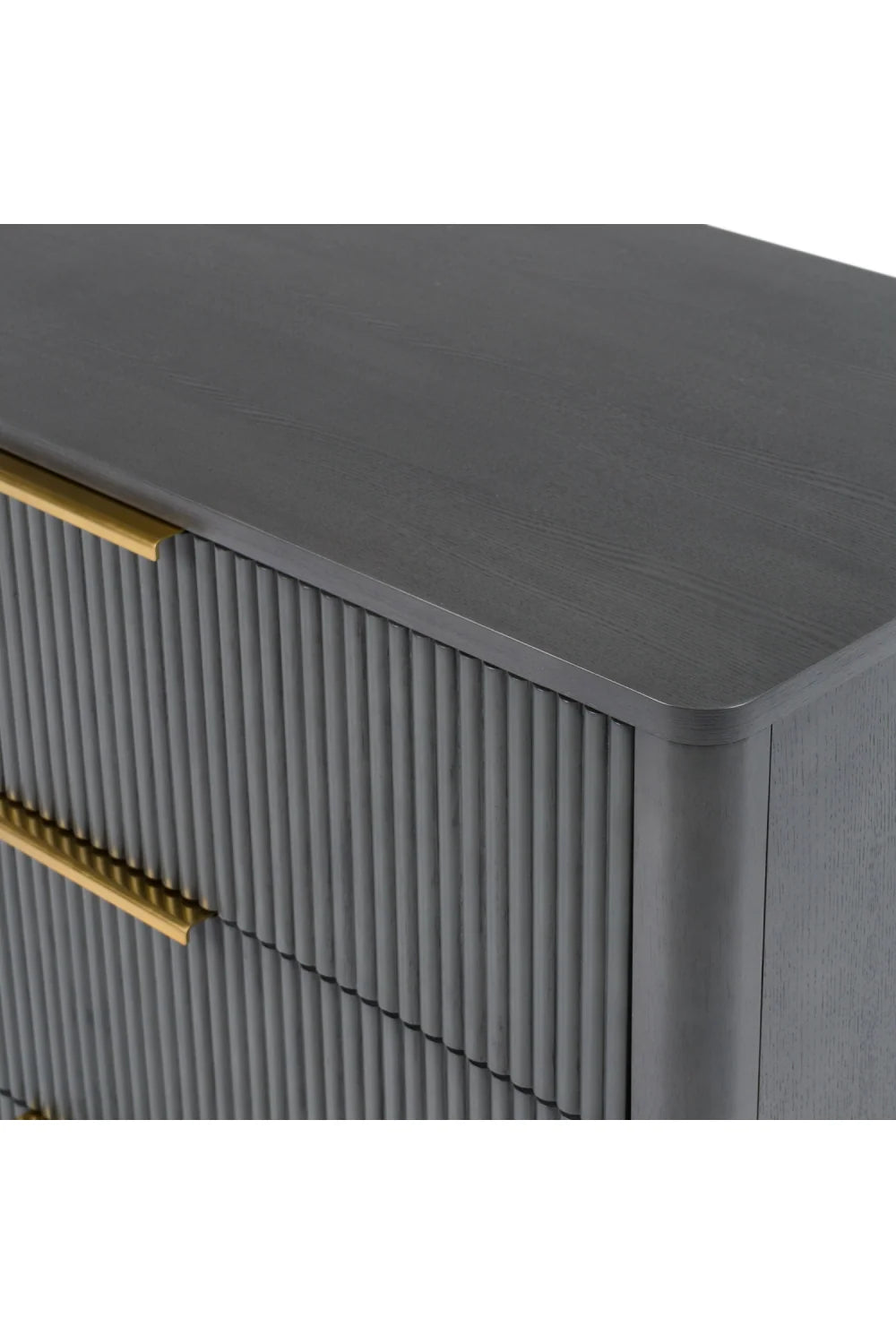 Luxury Modern Grey Wash Dresser European Style for Villa
