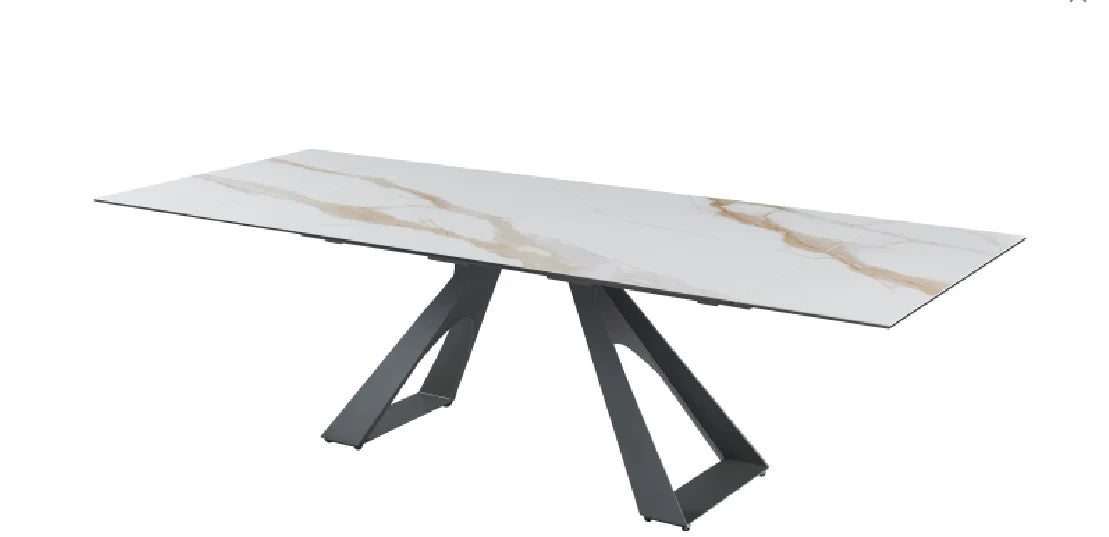 Luxury Modern Guama Extendable Dining Table European Style for Villa