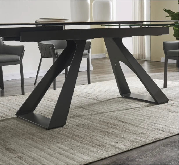 Luxury Modern Guama Extendable Dining Table European Style for Villa