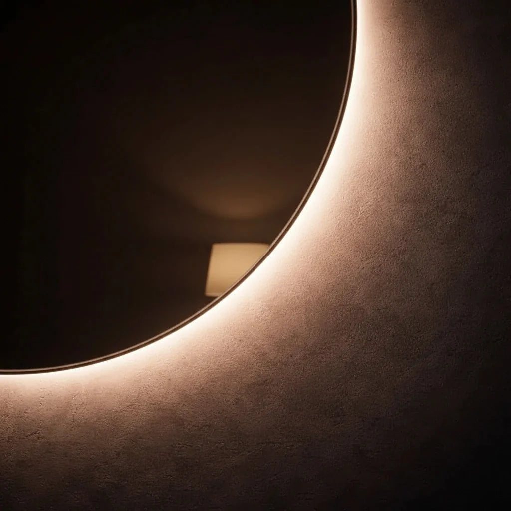 Luxury Modern Halo Eclipse Mirror European Style for Villa