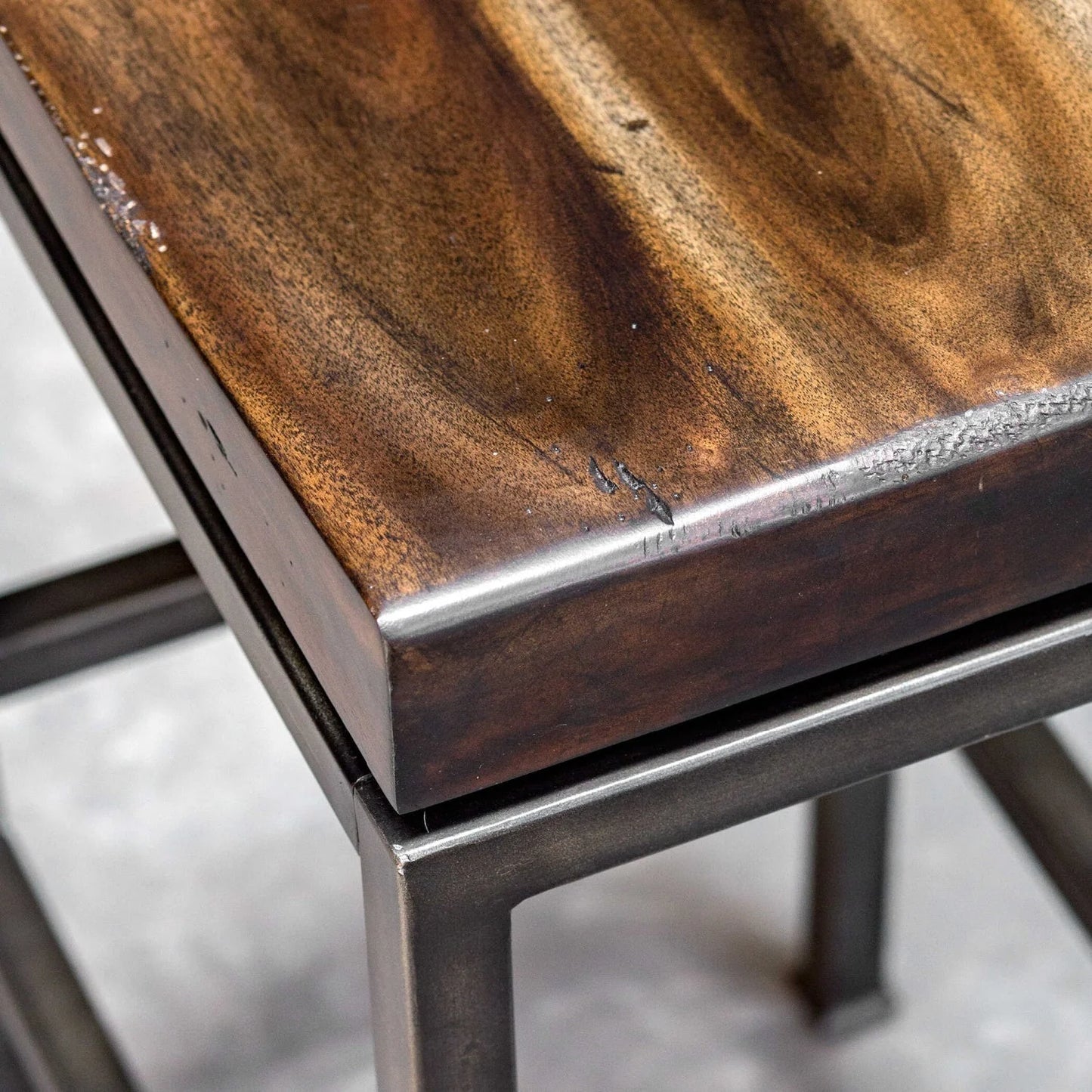 Luxury Modern Hardwood Bar Stool European Style for Villa