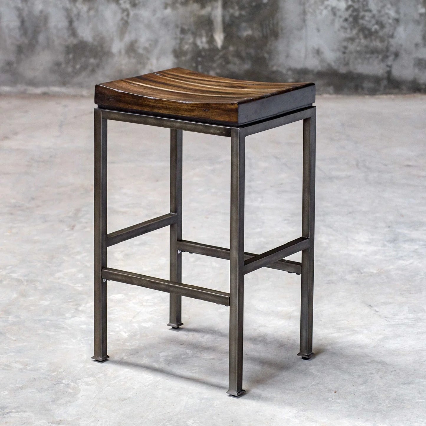 Luxury Modern Hardwood Bar Stool European Style for Villa