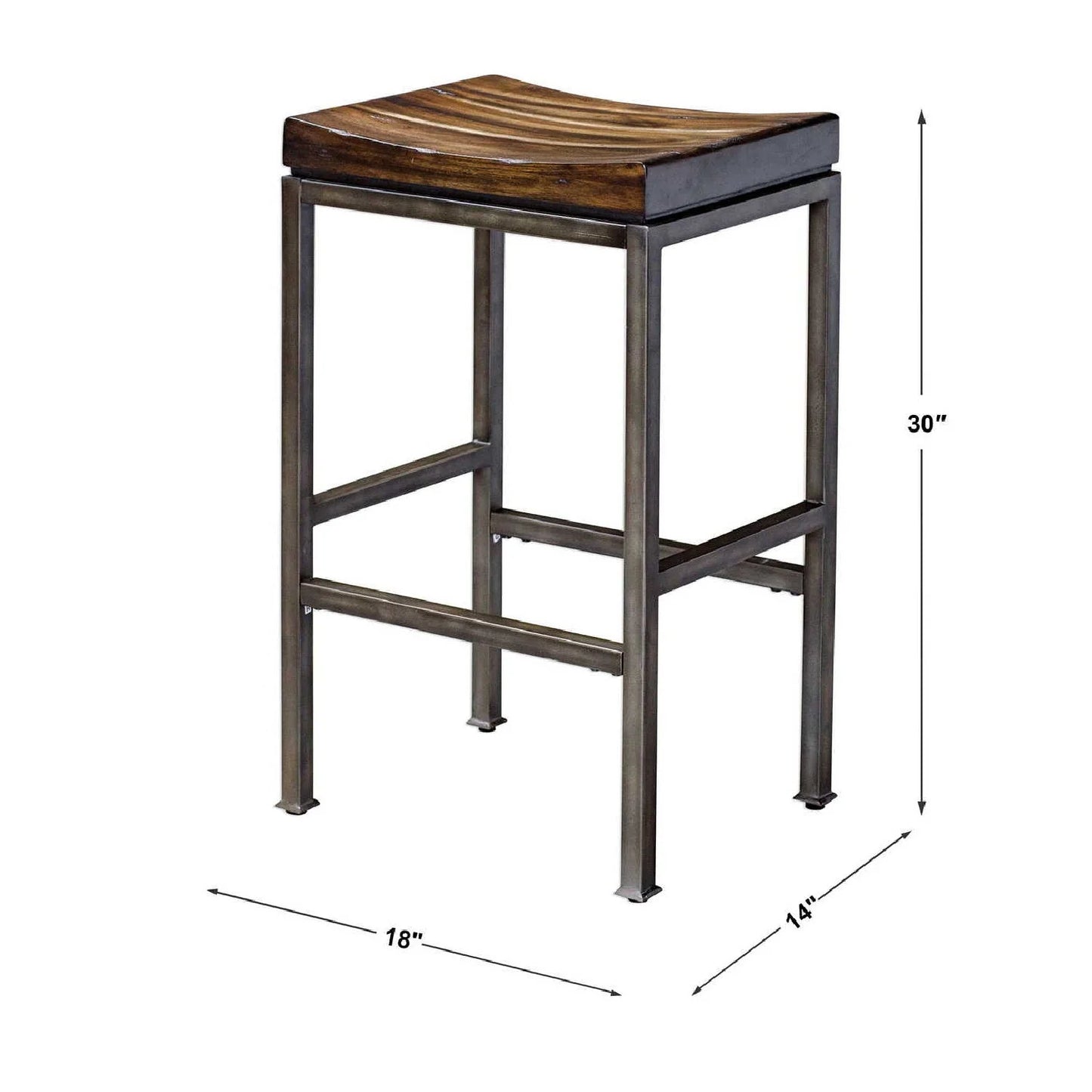 Luxury Modern Hardwood Bar Stool European Style for Villa