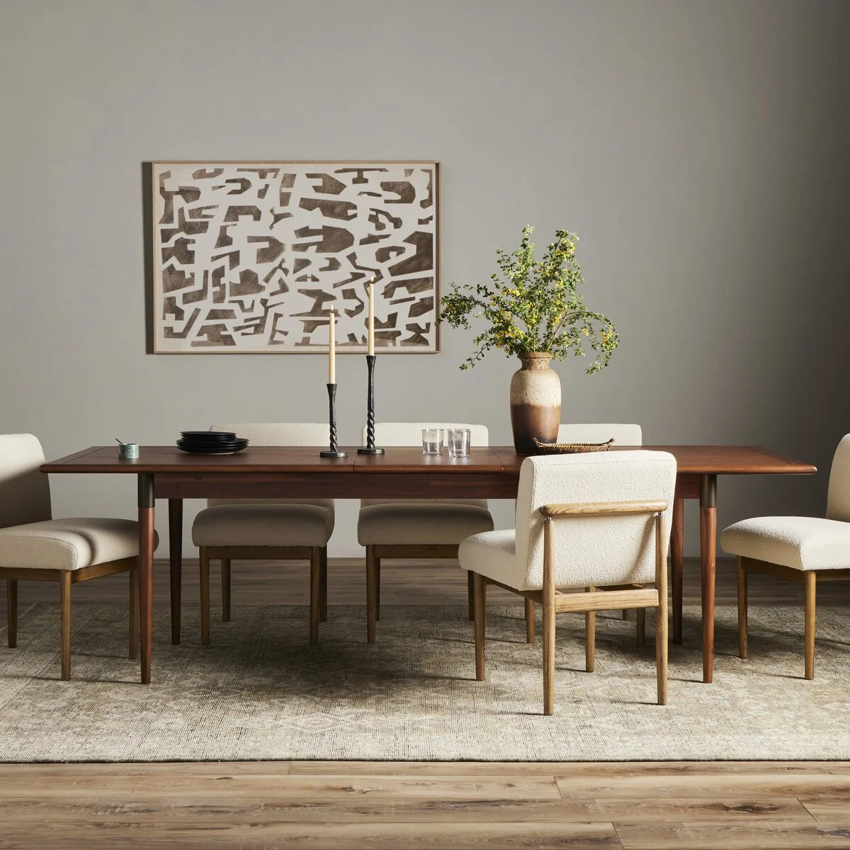 Luxury Modern Harper Dining Table European Style for Villa