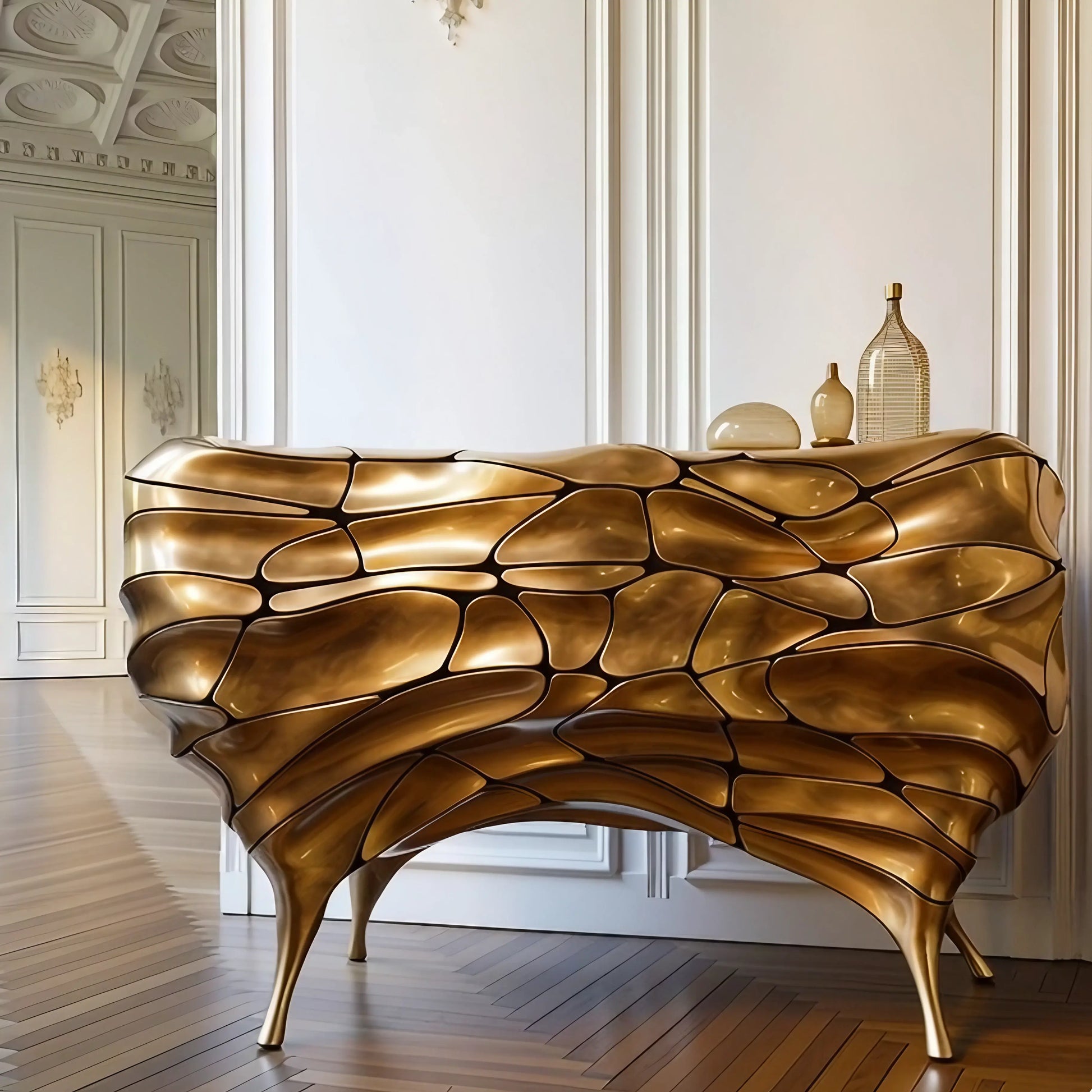Luxury Modern Helios Console Table European Style for Villa