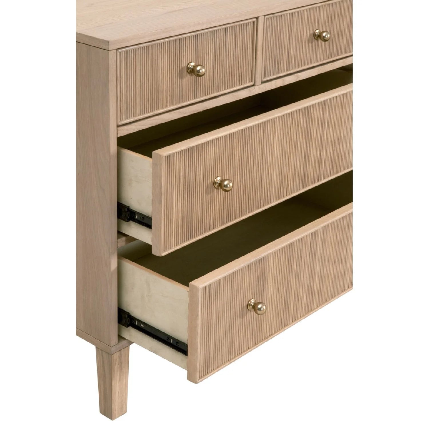 Luxury Modern Highland Oak 8-Drawer Dresser European Style for Villa