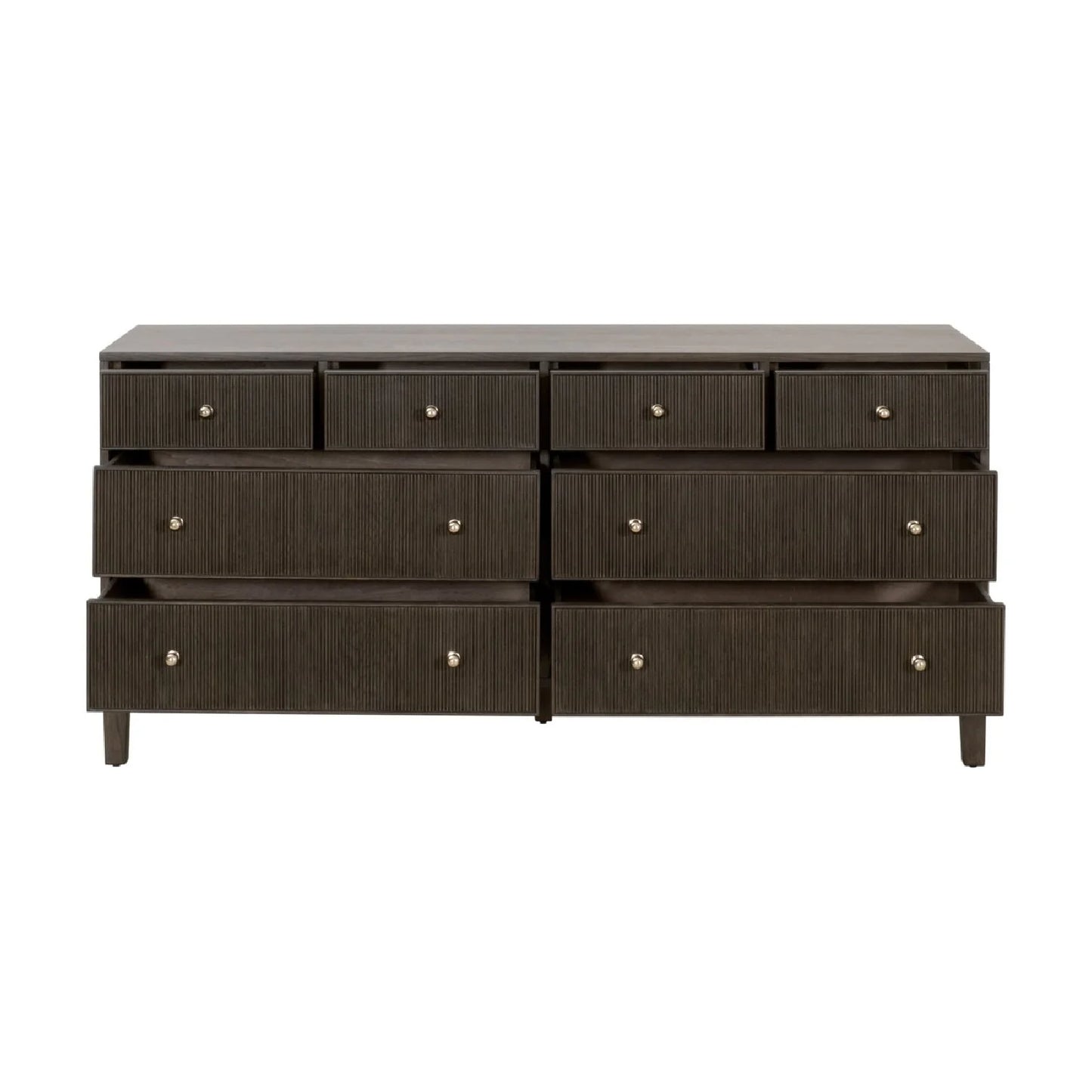 Luxury Modern Highland Oak 8-Drawer Dresser European Style for Villa