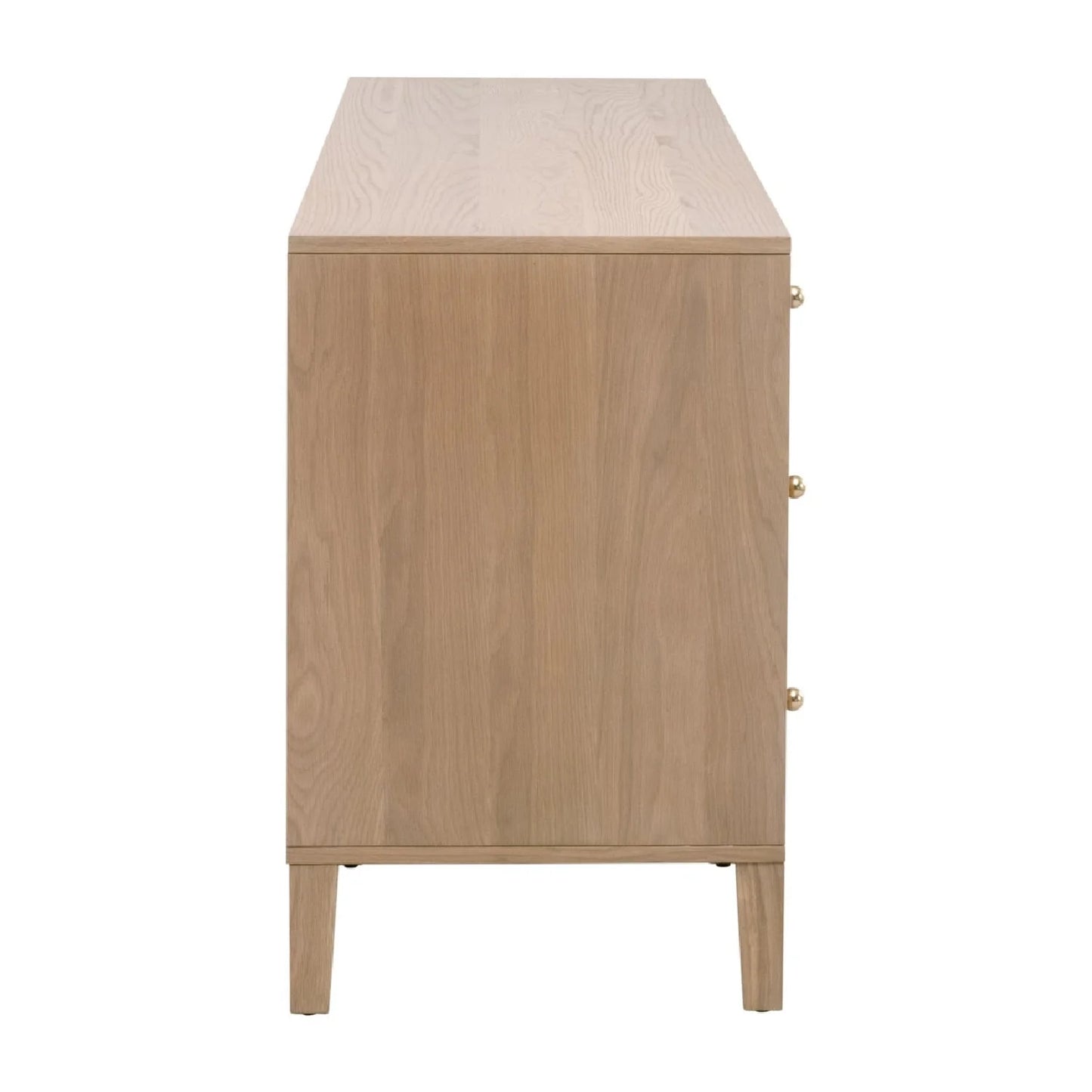 Luxury Modern Highland Oak 8-Drawer Dresser European Style for Villa