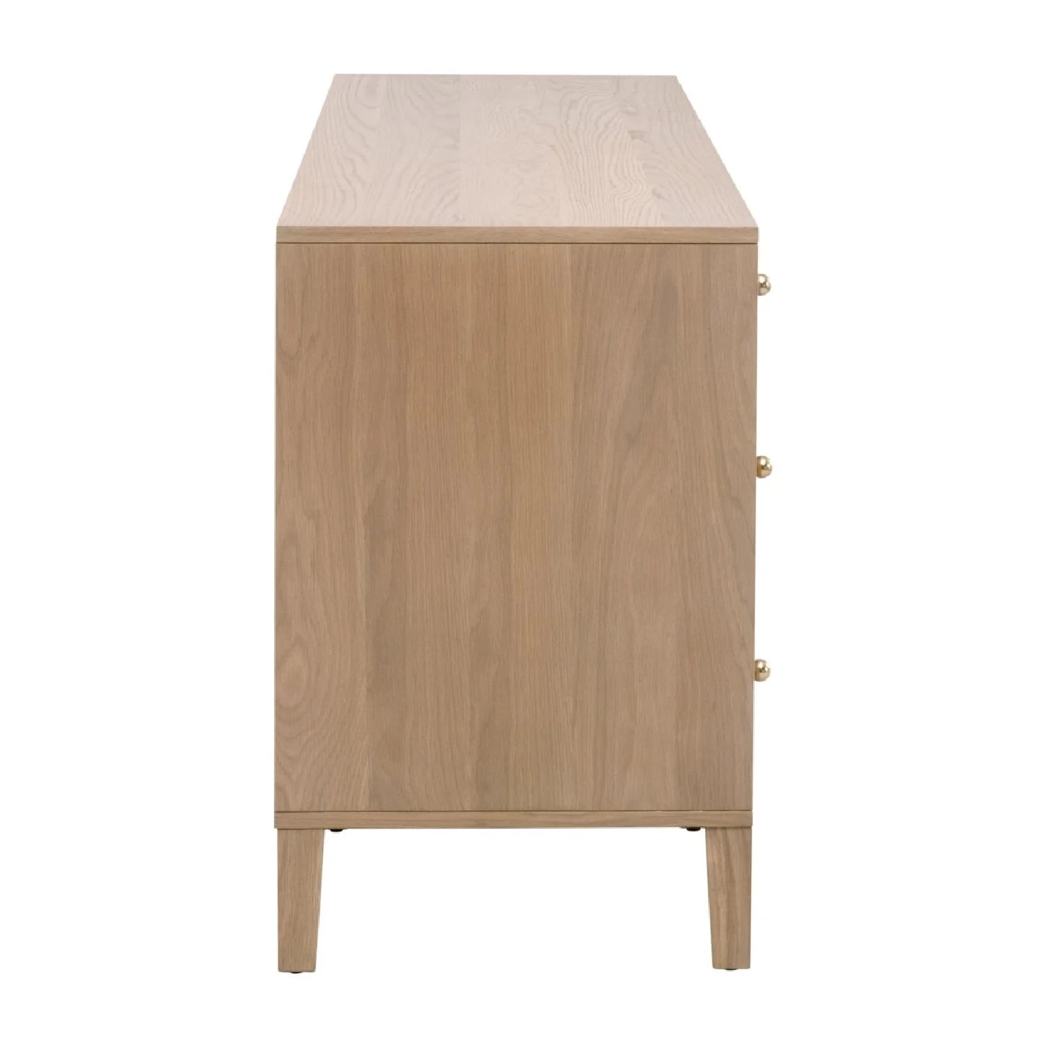 Luxury Modern Highland Oak 8-Drawer Dresser European Style for Villa