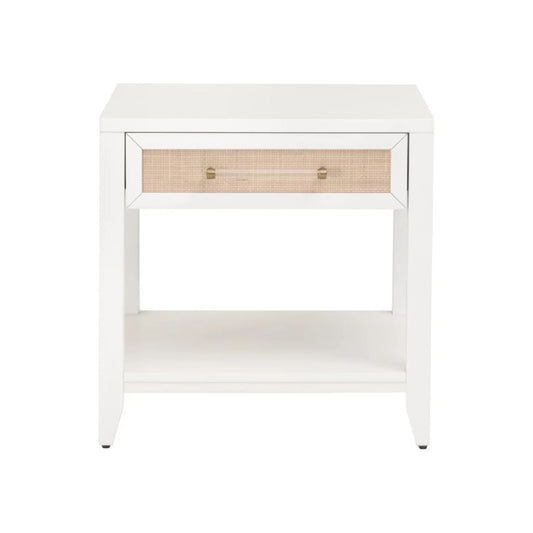 Luxury Modern Holland 1-Drawer Nightstand European Style for Villa