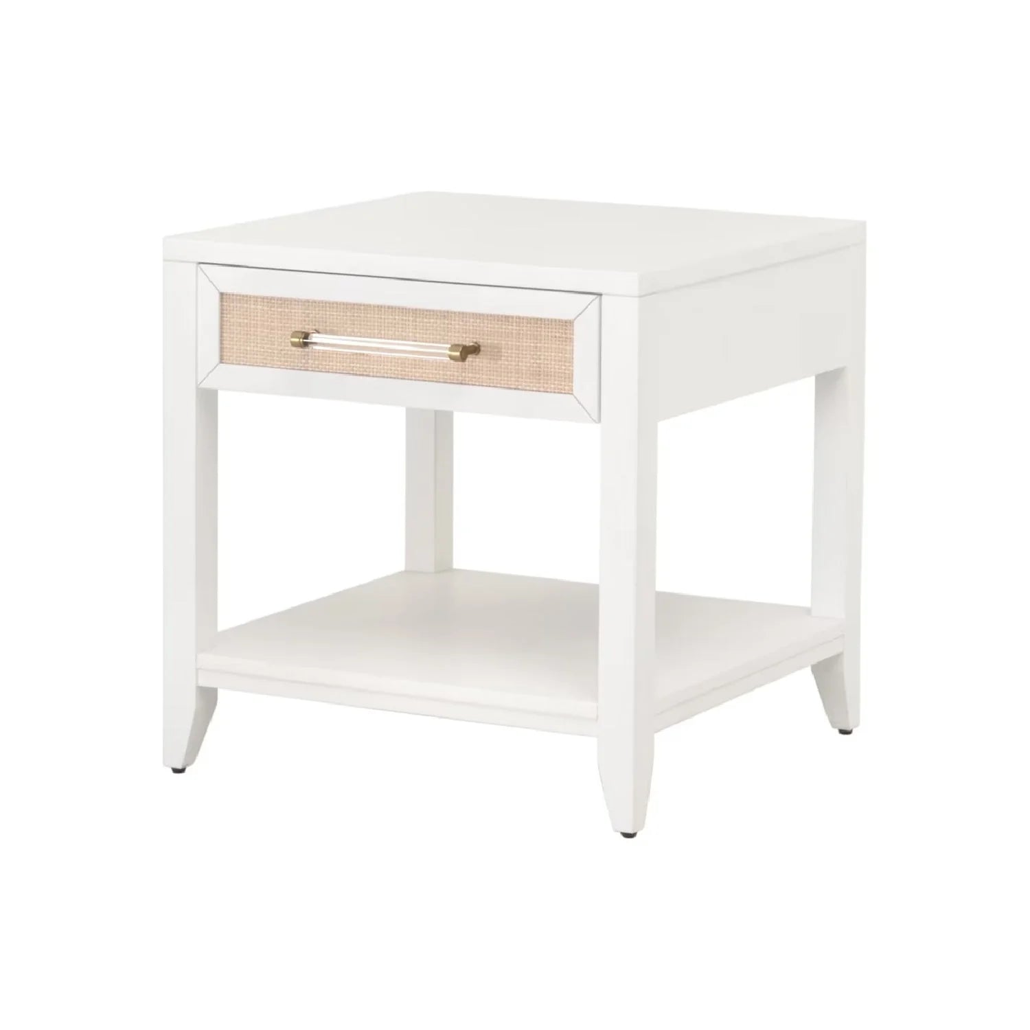 Luxury Modern Holland 1-Drawer Nightstand European Style for Villa