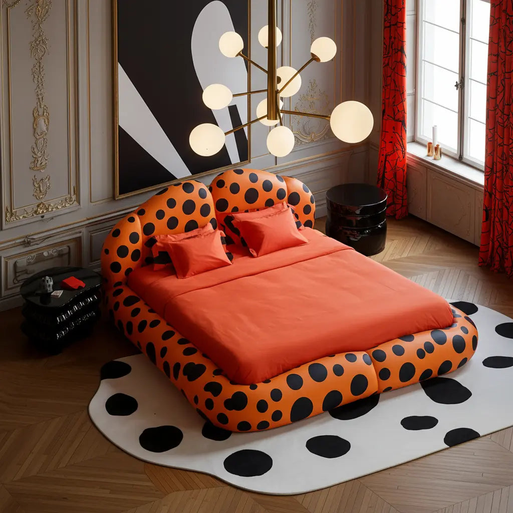 Luxury Modern Hotaru Bed European Style for Villa