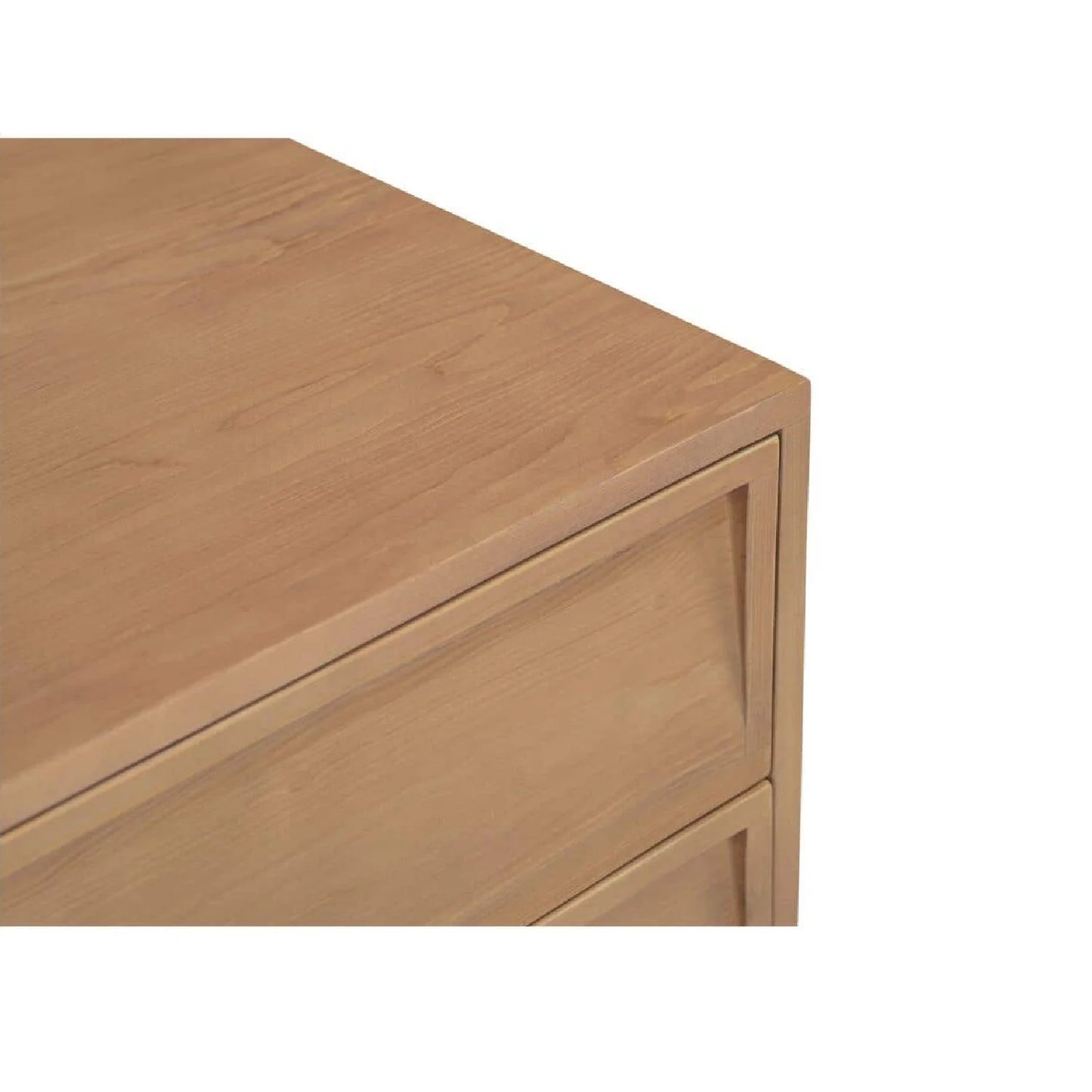 Luxury Modern Hudson 2-Drawer Nightstand European Style for Villa