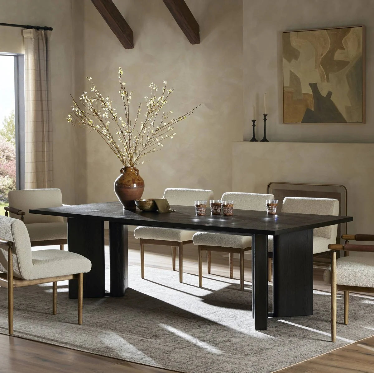 Luxury Modern Huxley Dining Table European Style for Villa