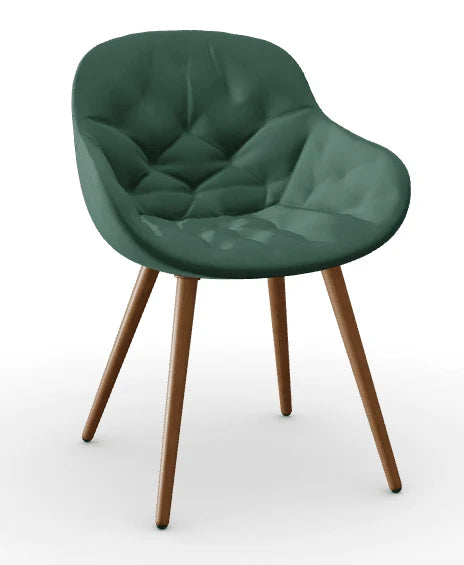 Luxury Modern Igloo Tufted Dining Chair European Style for Villa