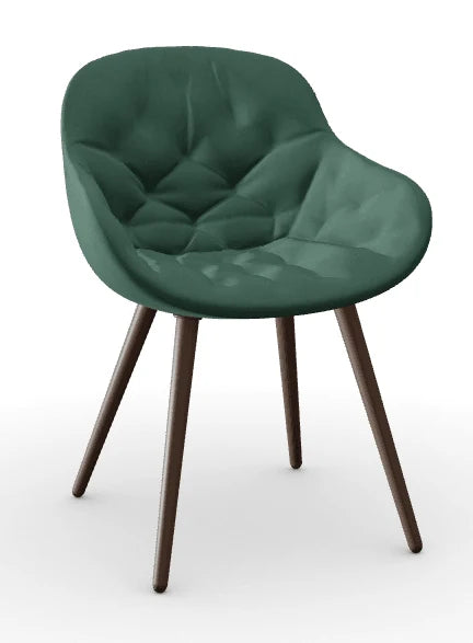 Luxury Modern Igloo Tufted Dining Chair European Style for Villa