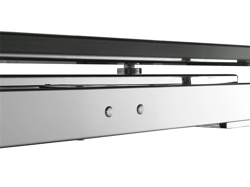 Luxury Modern Igor Smoked Glass Dining Table European Style for Villa
