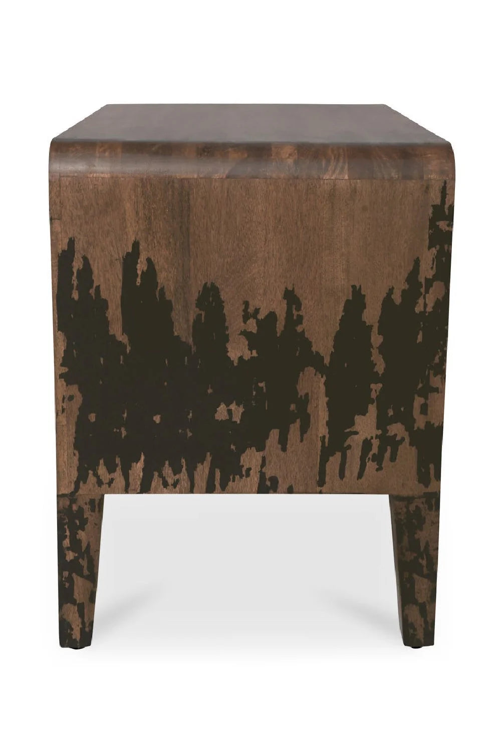 Luxury Modern Iris 2-Drawer Nightstand European Style for Villa