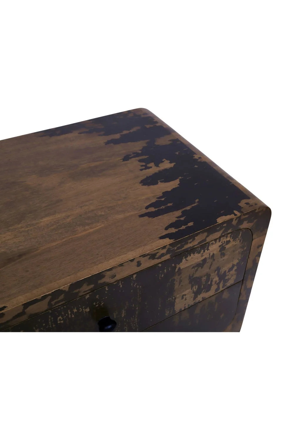 Luxury Modern Iris 2-Drawer Nightstand European Style for Villa