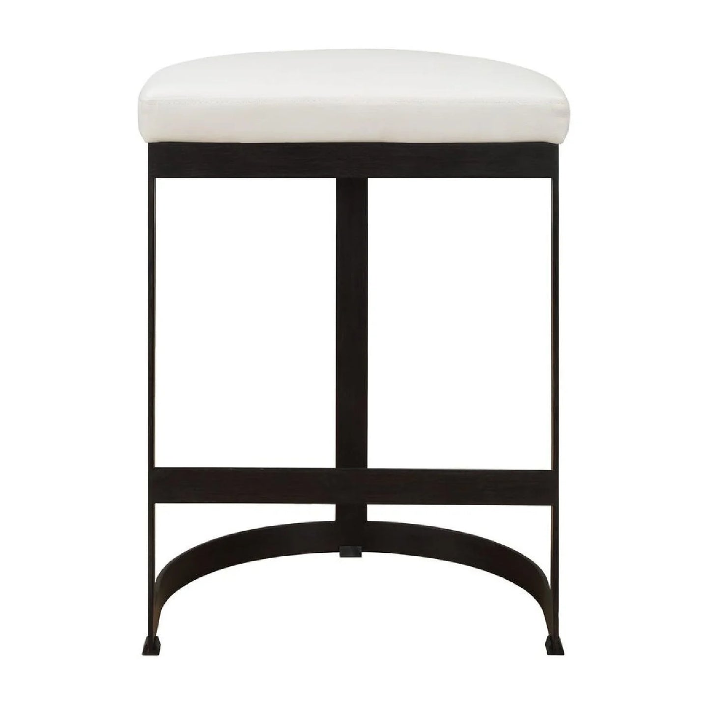 Luxury Modern Iron Arched Counter Stool European Style for Villa