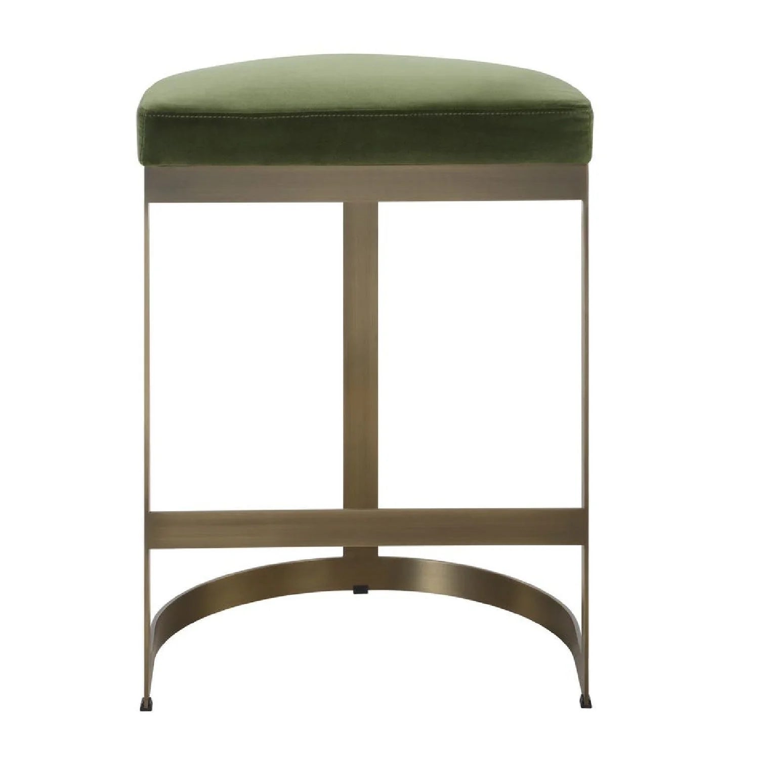 Luxury Modern Iron Arched Counter Stool European Style for Villa