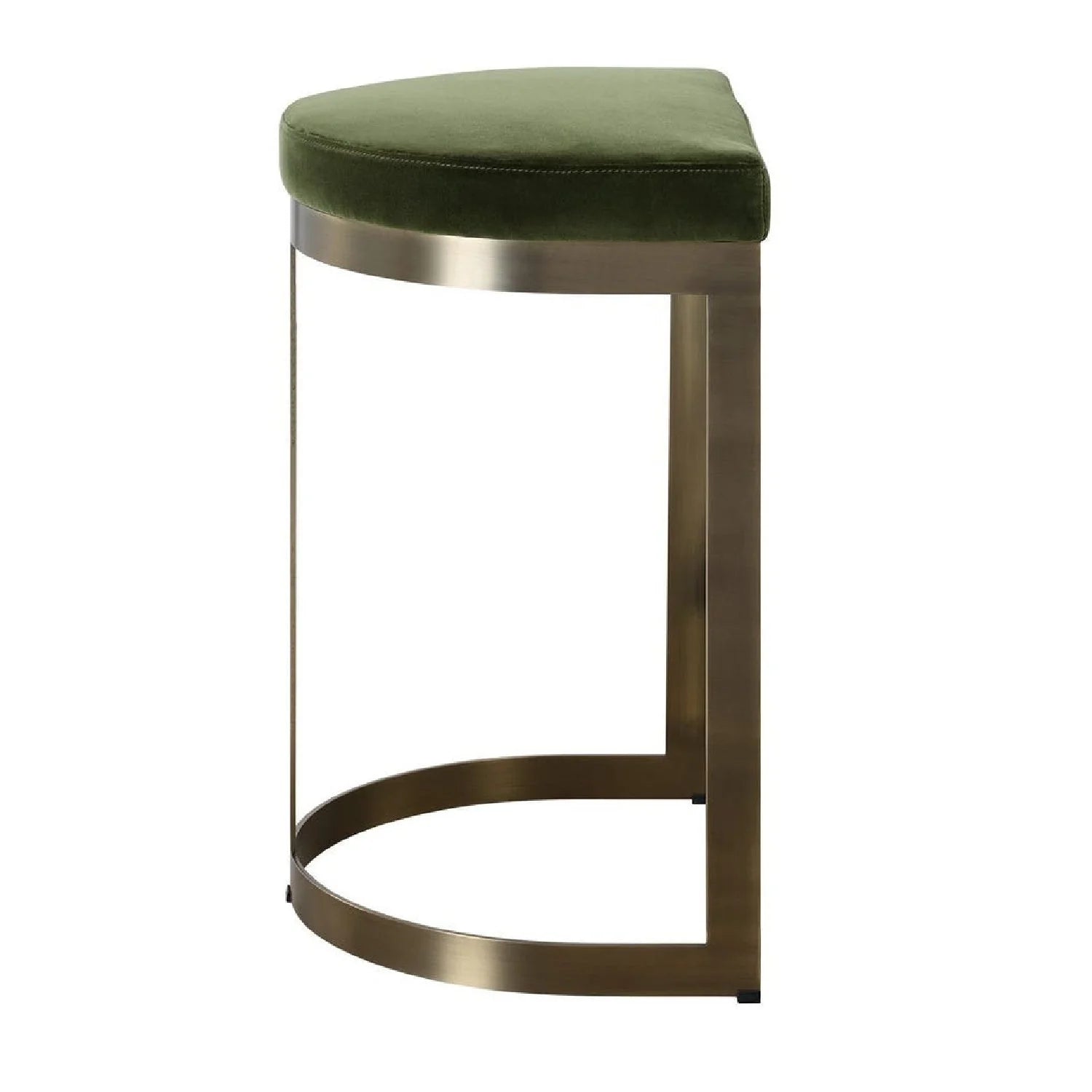 Luxury Modern Iron Arched Counter Stool European Style for Villa