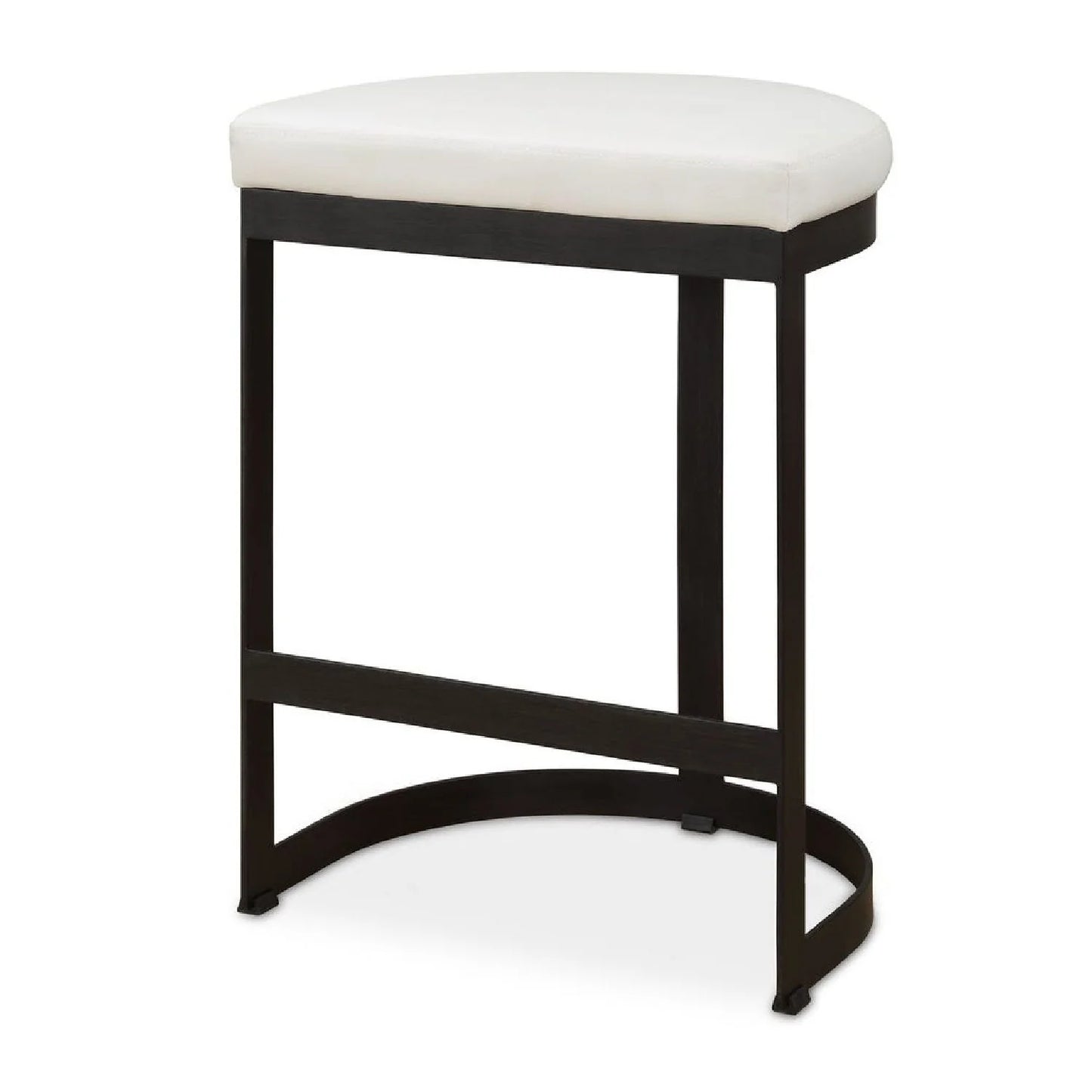 Luxury Modern Iron Arched Counter Stool European Style for Villa