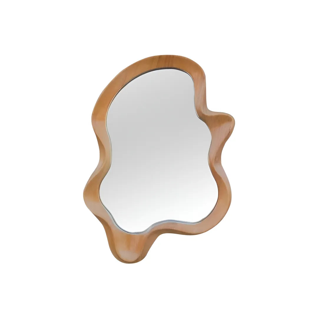 Luxury Modern Irregular Wave Mirror European Style for Villa