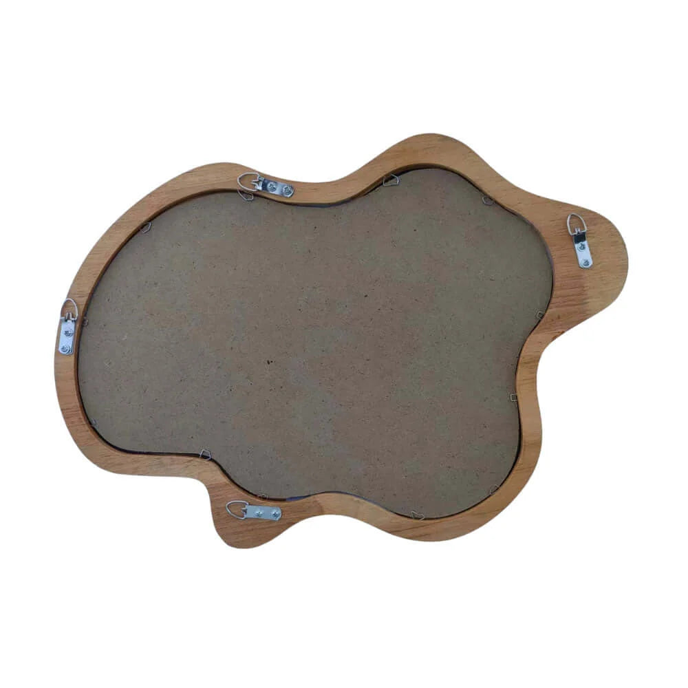 Luxury Modern Irregular Wave Mirror European Style for Villa