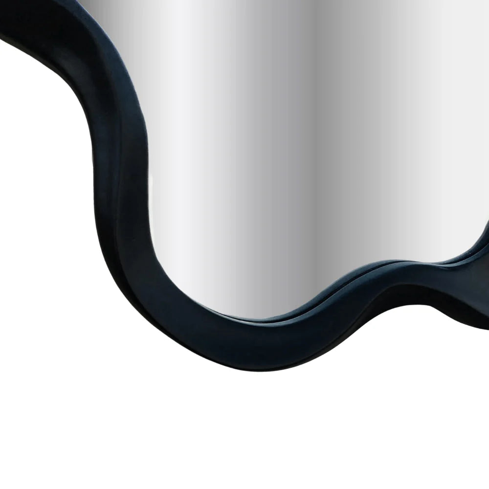 Luxury Modern Irregular Wave Mirror European Style for Villa