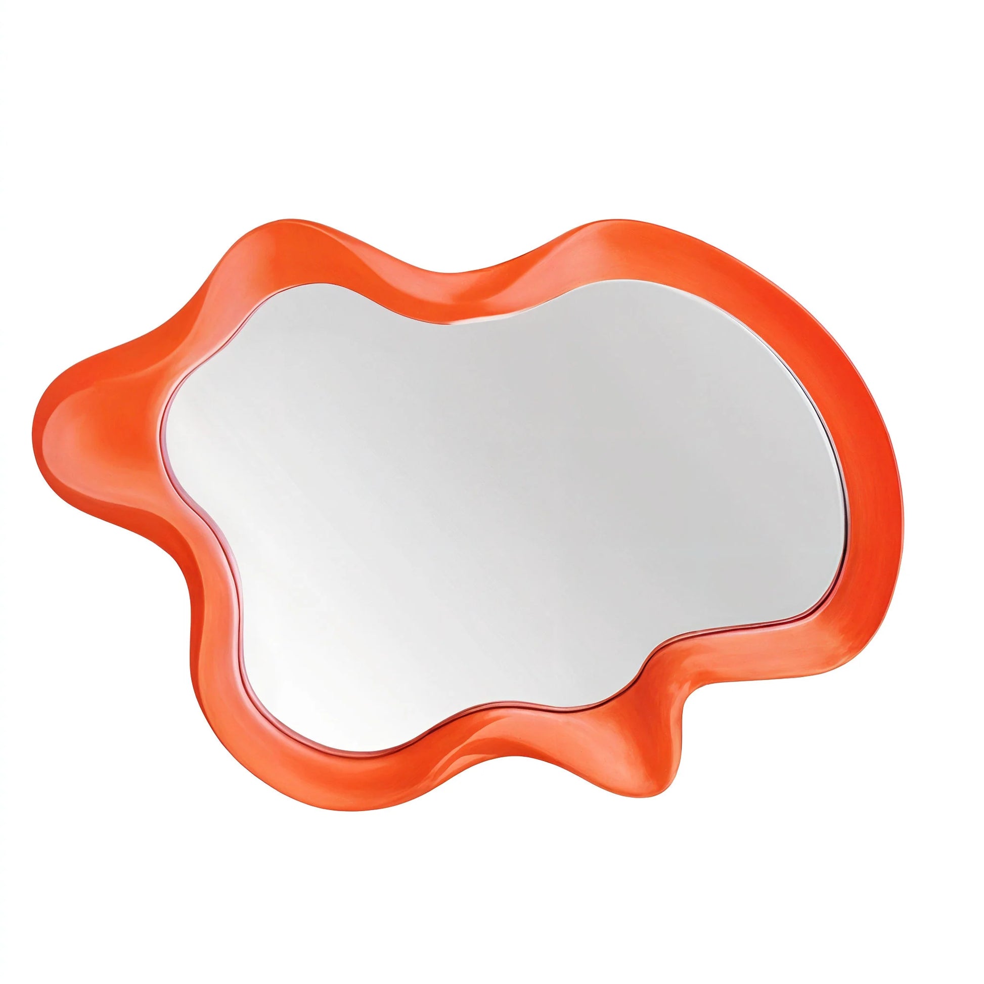 Luxury Modern Irregular Wave Mirror European Style for Villa