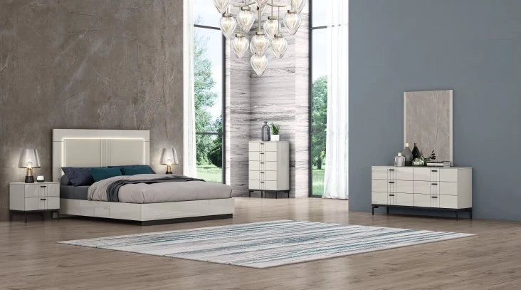 Luxury Modern Isabella Bedroom Set European Style for Villa