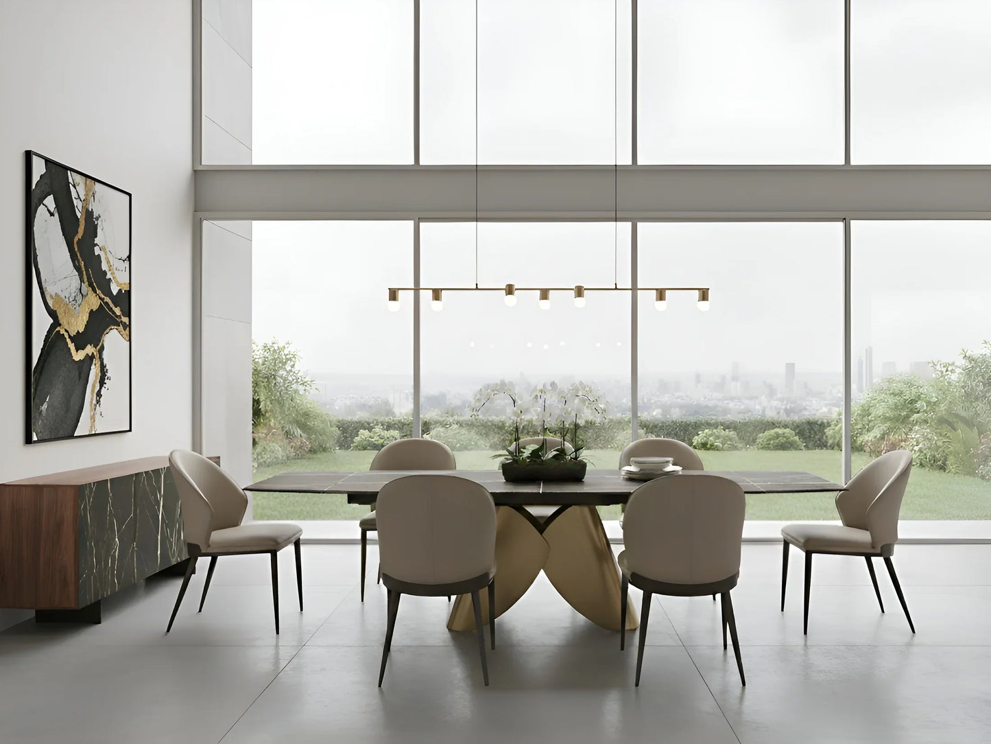 Luxury Modern Italia Dining Table European Style for Villa