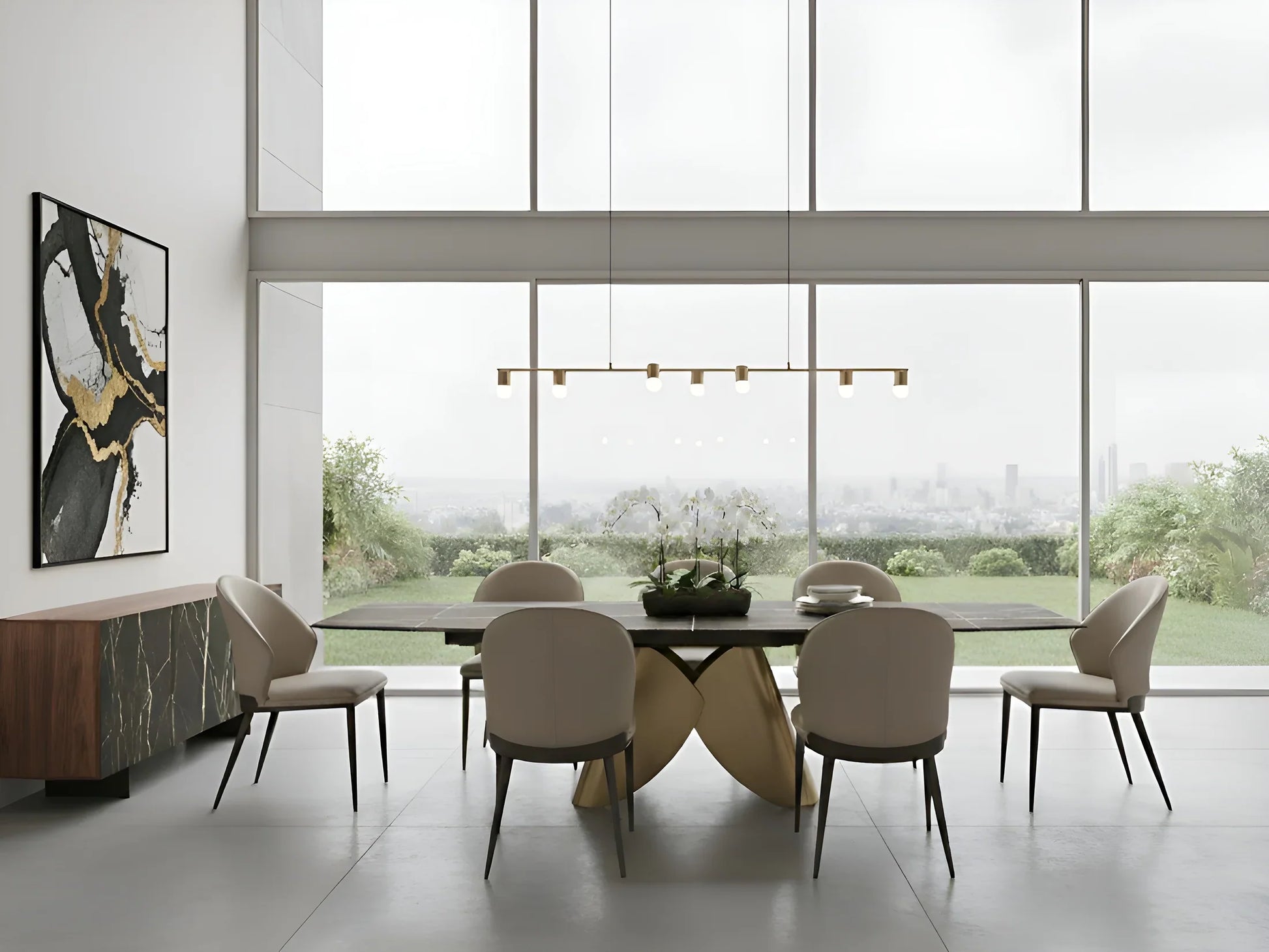 Luxury Modern Italia Dining Table European Style for Villa