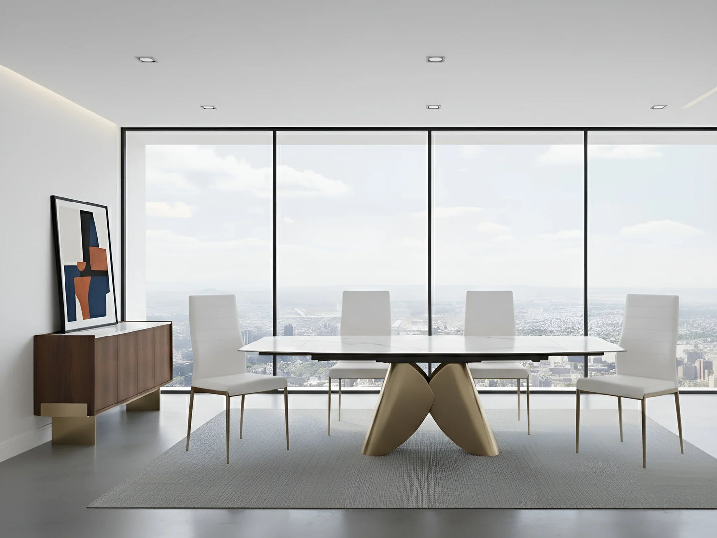 Luxury Modern Italia Dining Table European Style for Villa