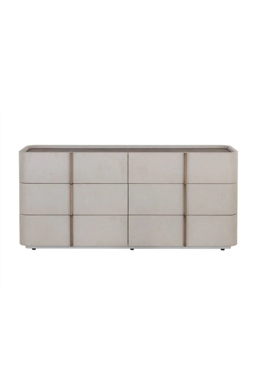 Luxury Modern Jamille 6-Drawer Dresser European Style for Villa