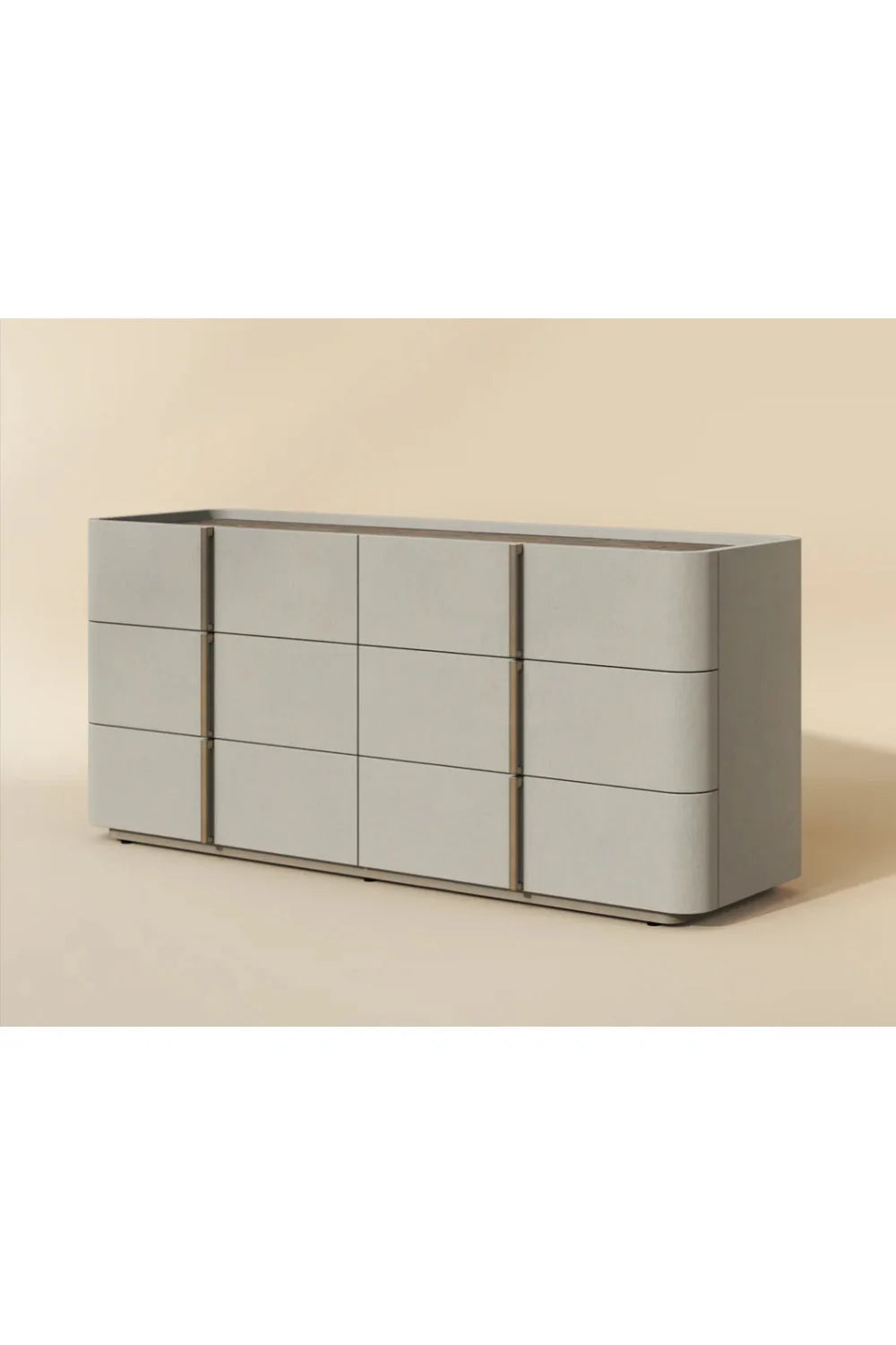 Luxury Modern Jamille 6-Drawer Dresser European Style for Villa