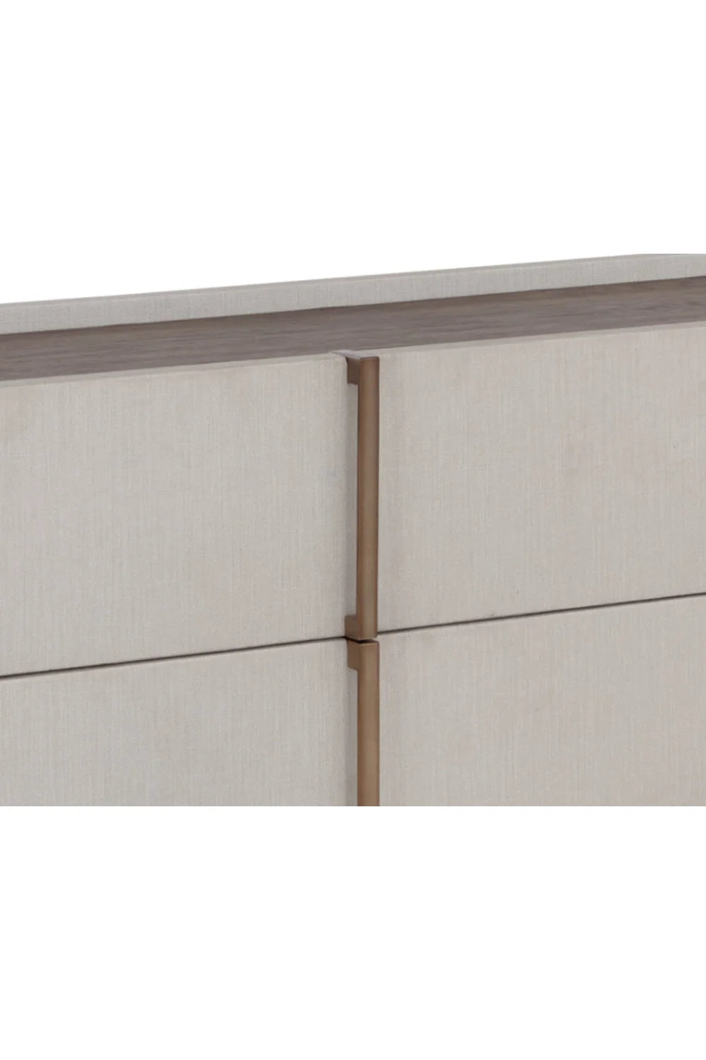 Luxury Modern Jamille 6-Drawer Dresser European Style for Villa