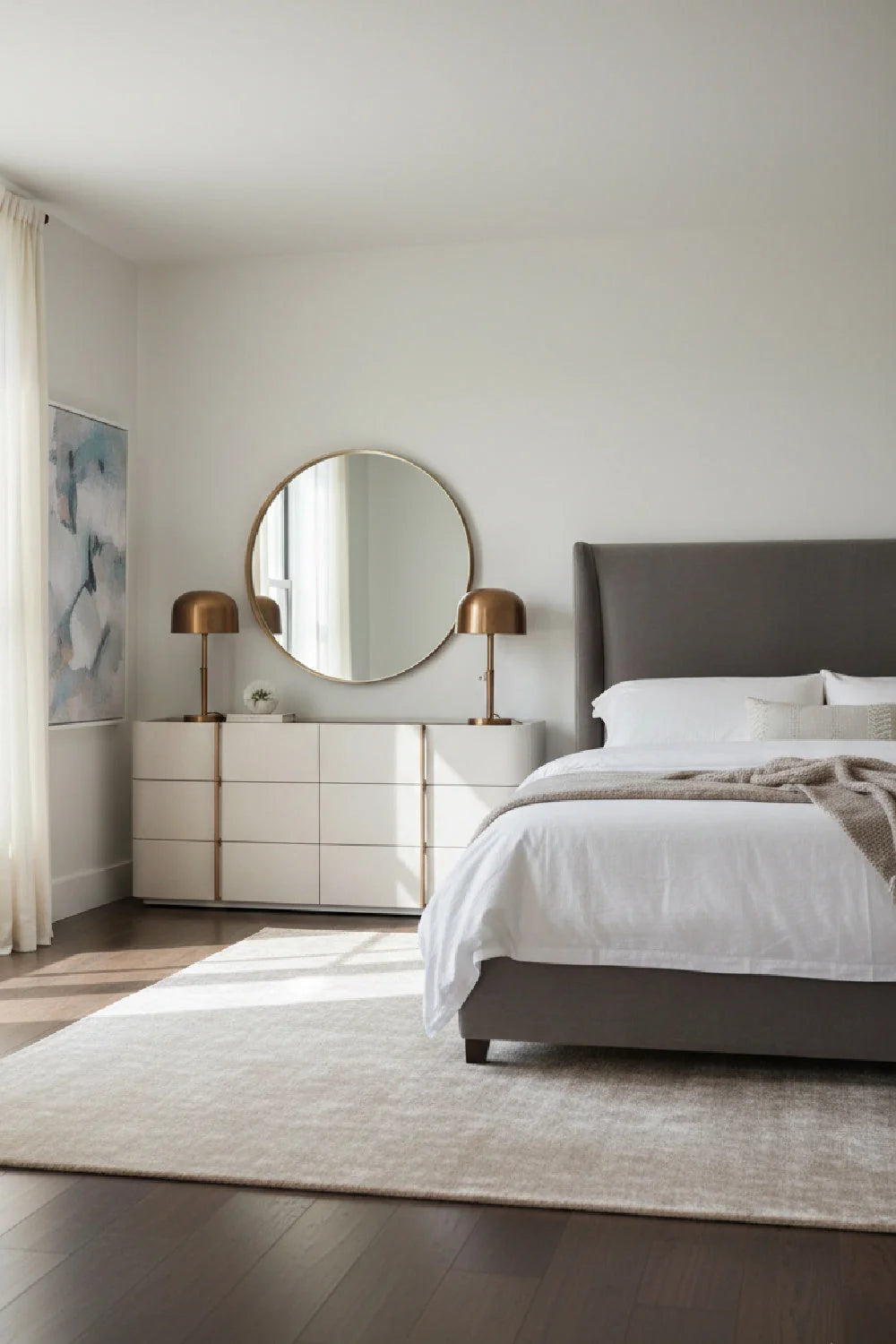 Luxury Modern Jamille 6-Drawer Dresser European Style for Villa
