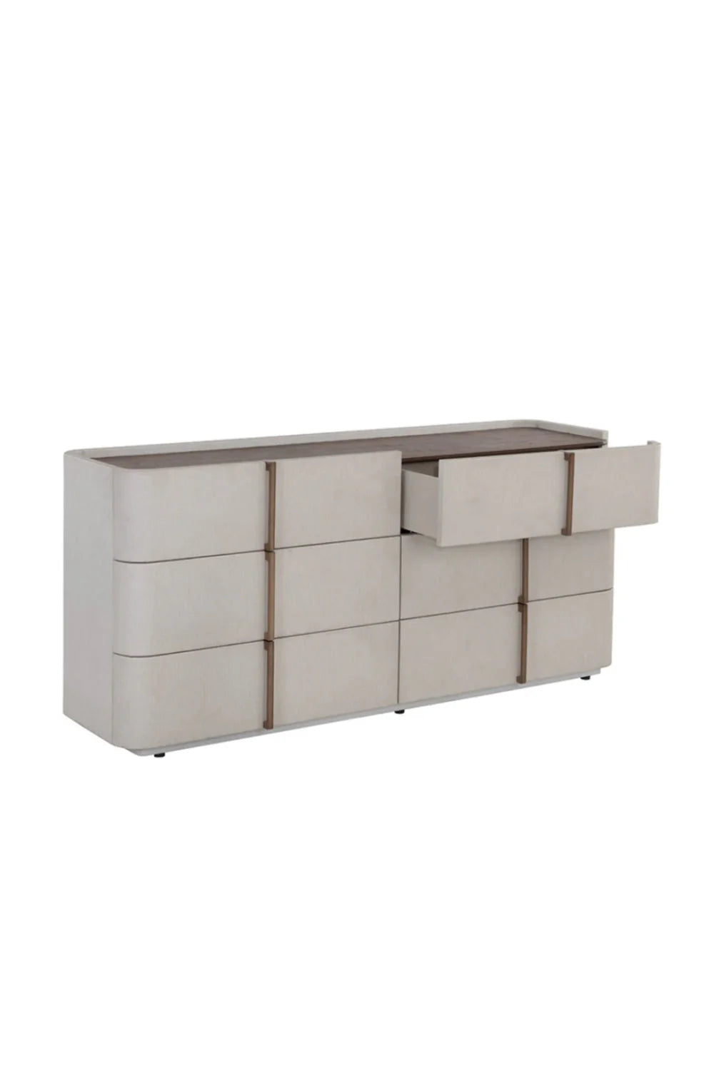 Luxury Modern Jamille 6-Drawer Dresser European Style for Villa