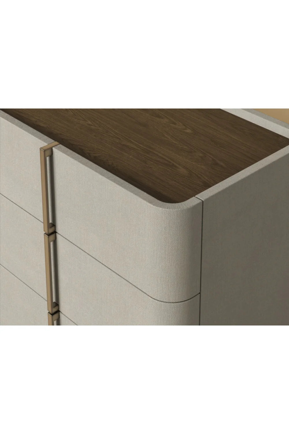 Luxury Modern Jamille 6-Drawer Dresser European Style for Villa