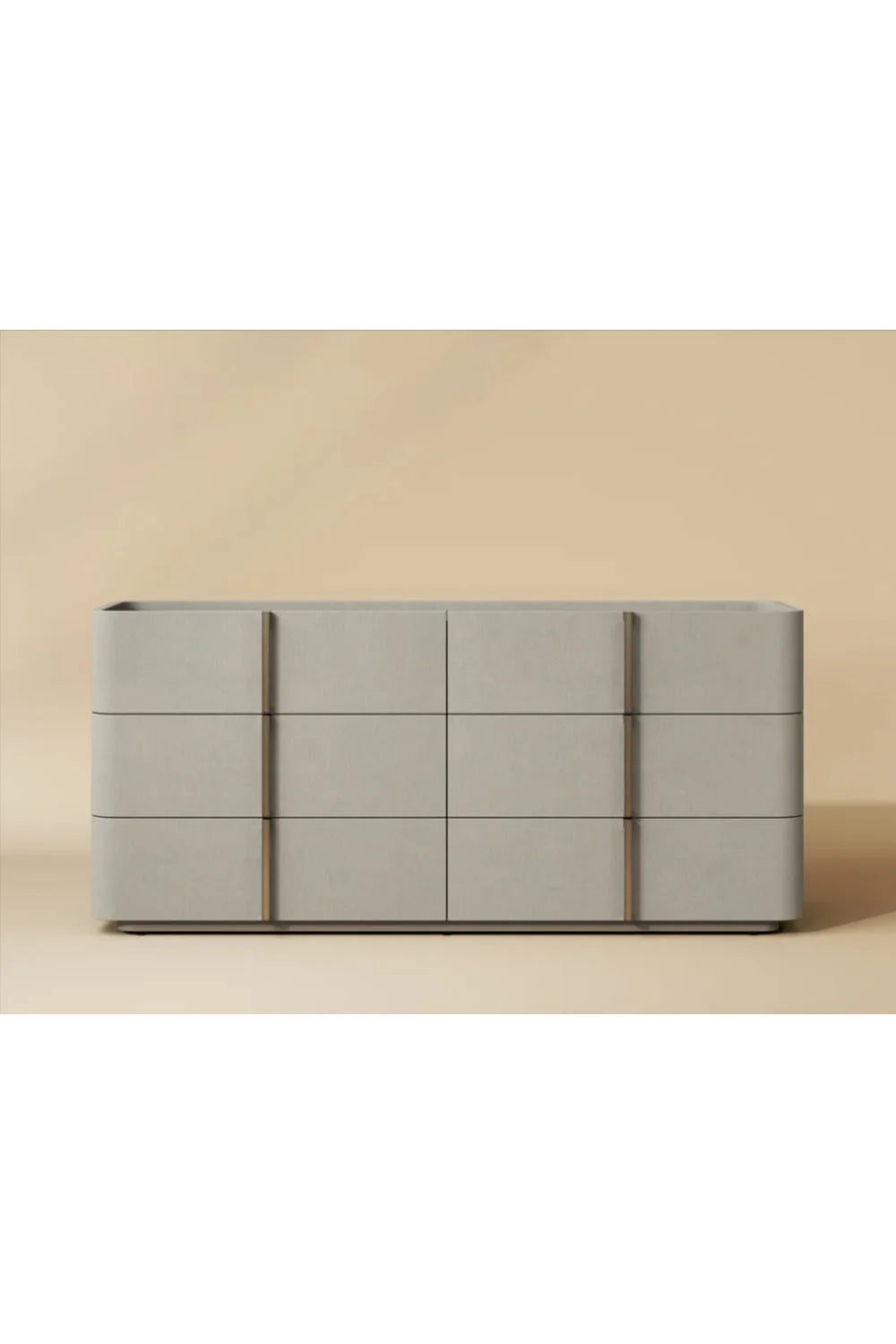 Luxury Modern Jamille 6-Drawer Dresser European Style for Villa