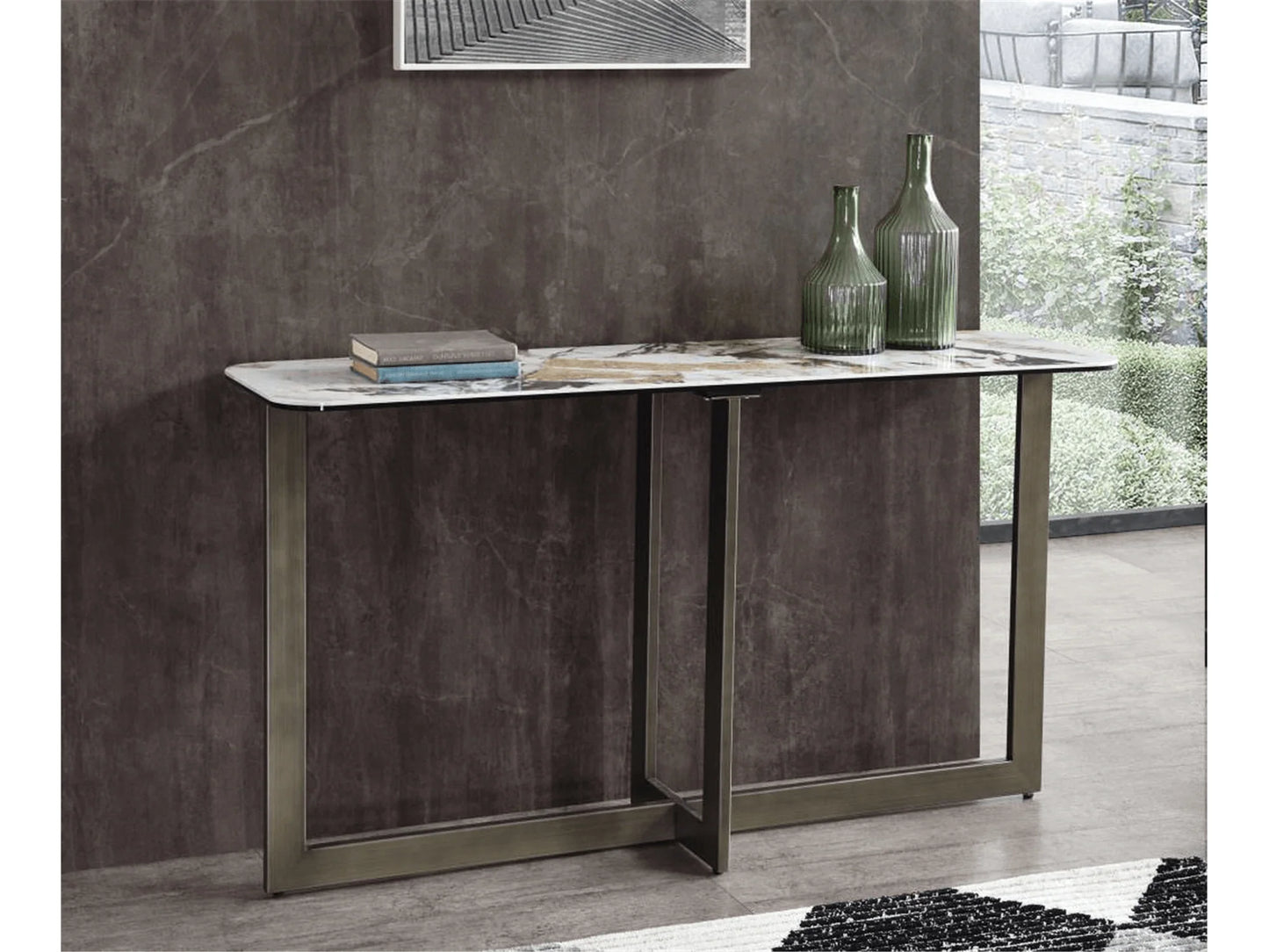 Luxury Modern Janene Console Table European Style for Villa