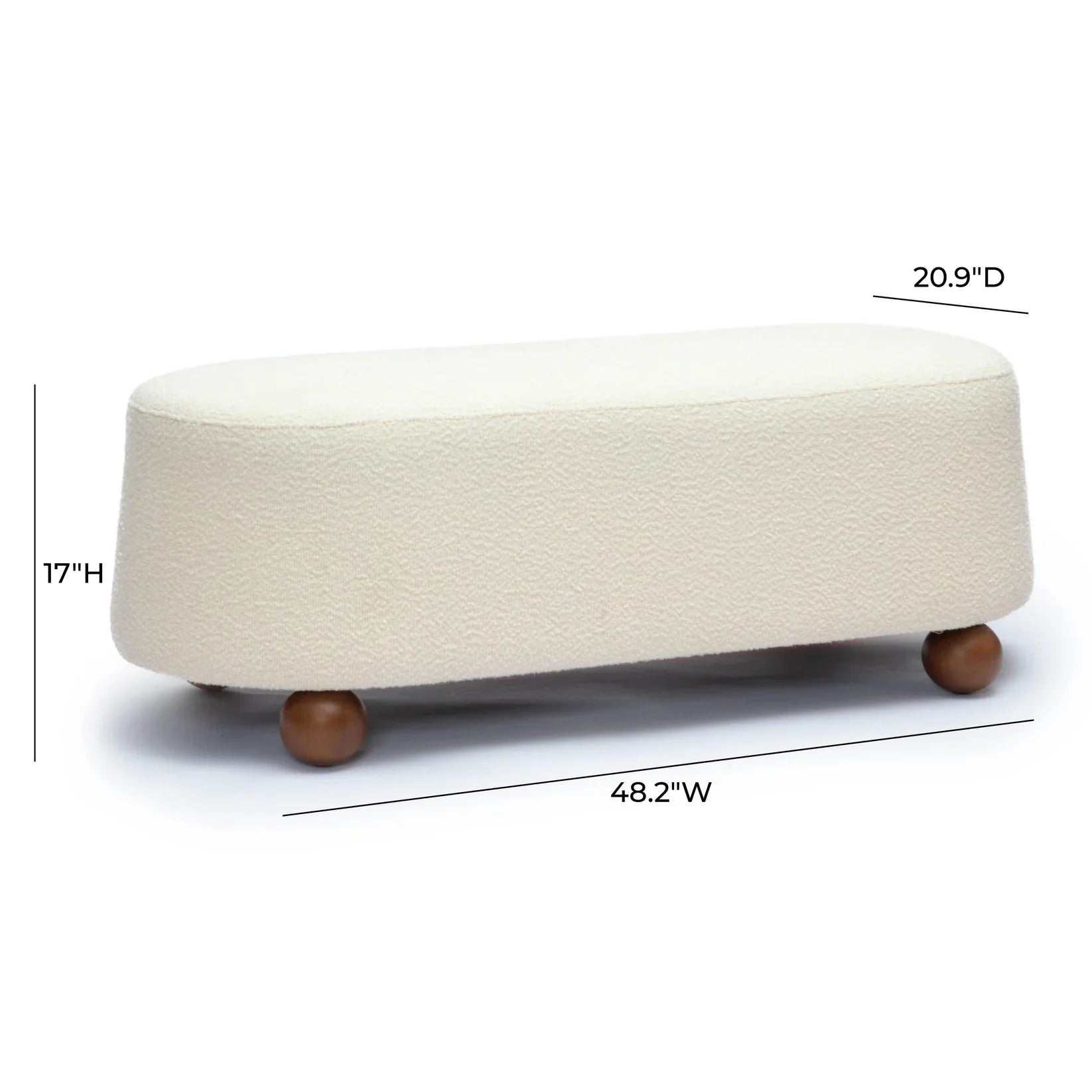 Luxury Modern Jeanine Bench European Style for Villa